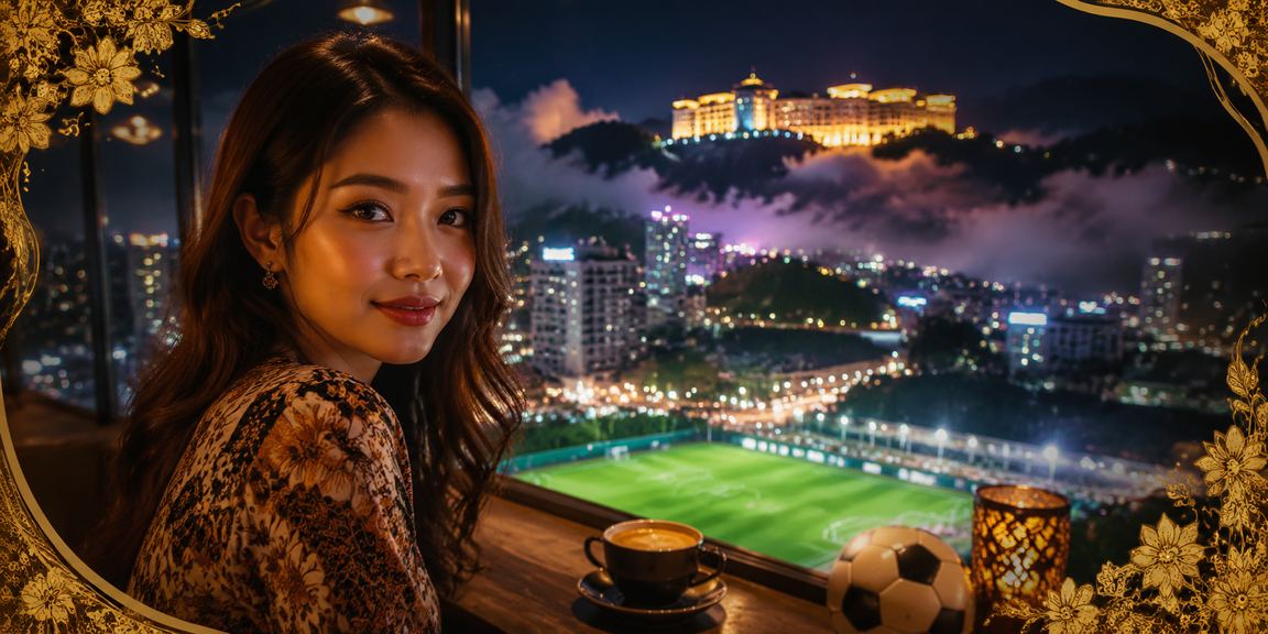 Pertaruhan bola sepak di Genting Highlands dengan rekaan batik Malaysia