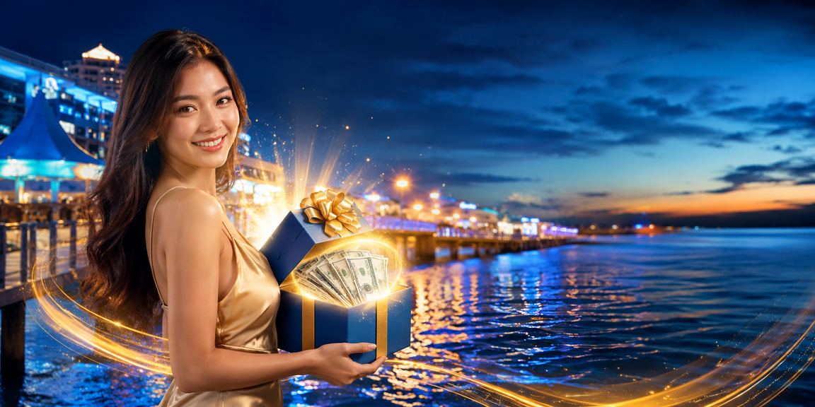 Pertaruhan kasino jackpot gaya Malaysia dengan suasana hiburan malam dan paparan hadiah besar