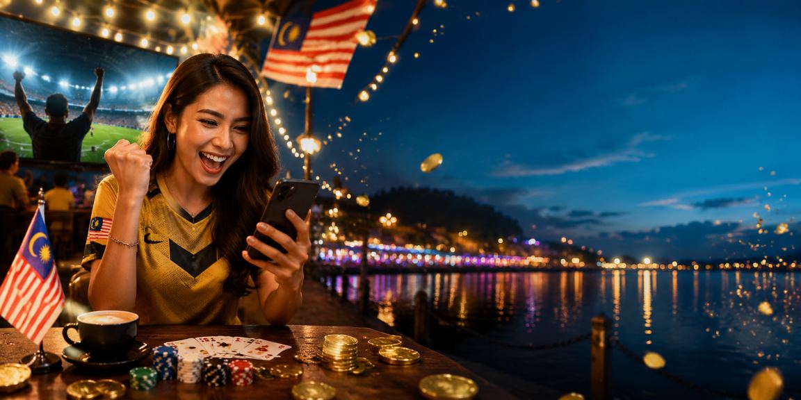 Permainan poker gaya Malaysia dengan suasana tempatan